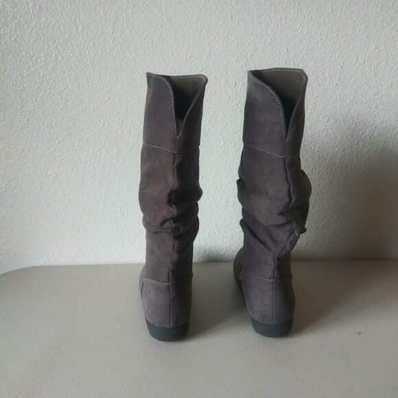 St. John's Bay Kellman women's size 7.5 gray slouch boots - Picture 3 of 11